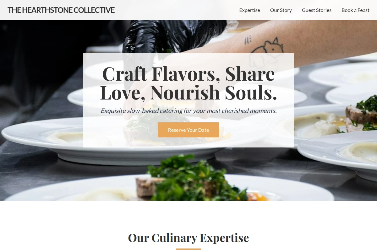 Slow-baked Catering