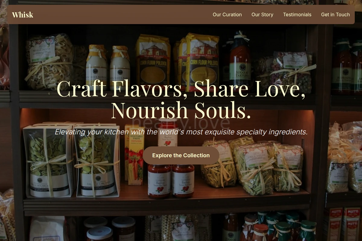 Whisk Specialty Food